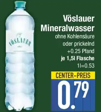 E-Center Vöslauer Mineralwasser Angebot