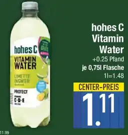 E-Center hohes C Vitamin Water Angebot