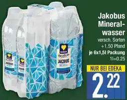 E-Center Jakobus Mineralwasser Angebot