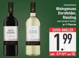E-Center Deutschland Weingenuss Dornfelder, Riesling Angebot