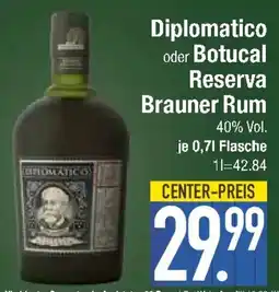 E-Center Diplomatico Oder Botucal Reserva Brauner Rum Angebot