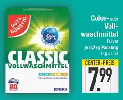 E-Center GUT& GÜNSTIG Color- oder Vollwaschmittel Angebot