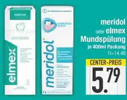 E-Center meridol oder elmex Mundspülung Angebot