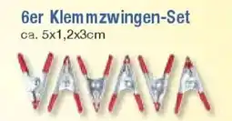 E-Center 6er Klemmzwingen-Set Angebot