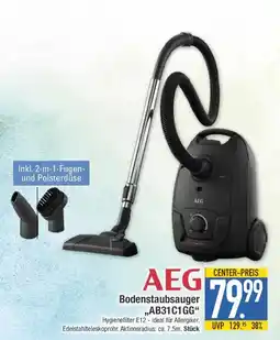 E-Center AEG Bodenstaubsauger „AB31C1GG" Angebot