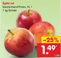 Netto Marken-Discount Äpfel rot Angebot