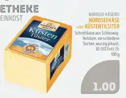 Edeka Struve NORDSEE KÄSEREI Küsten Tilsiter Angebot
