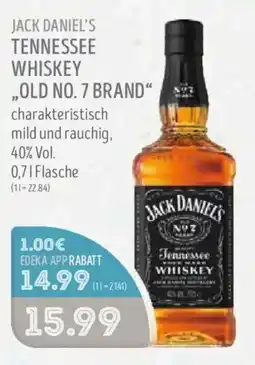 Edeka Struve Jack Daniel's Tennessee Whiskey Angebot