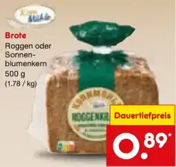Netto Marken-Discount Kornbrot Roggen Angebot
