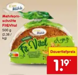 Netto Marken-Discount Mehrkorn-schnitte Fit&Vital Angebot