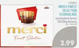 Edeka Struve STORCK MERCI FINEST SELECTION SCHOKOLADE Angebot