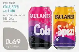 Edeka Struve PAULANER COLA, SPEZI oder LIMO Angebot