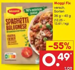 Netto Marken-Discount Maggi Fix SPAGHETTI BOLOGNESE Angebot