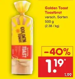 Netto Marken-Discount Golden Toast Toastbrot Angebot