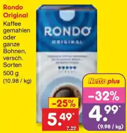 Netto Marken-Discount Rondo Original Kaffee Angebot