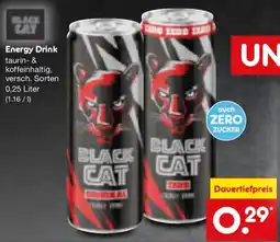 Netto Marken-Discount BLACK CAT Energy Drink Angebot