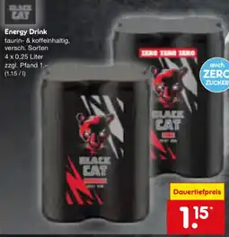 Netto Marken-Discount Energy Drink BLACK CAT Angebot