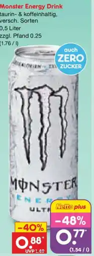 Netto Marken-Discount Monster Energy Drink Angebot