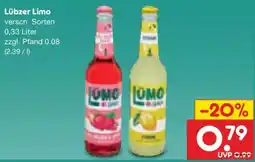 Netto Marken-Discount Lübzer Limo Angebot