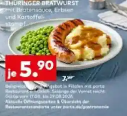 porta THÜRINGER BRATWURST Angebot