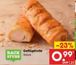 Netto Marken-Discount BACK STUBE Geflügelrolle Angebot