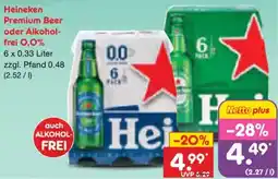 Netto Marken-Discount Heineken Premium Beer Angebot