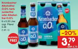 Netto Marken-Discount Krombacher Alkoholfrei Angebot