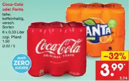 Netto Marken-Discount Coca-Cola oder Fanta Angebot