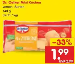 Netto Marken-Discount Dr. Oetker Mini Kuchen Angebot