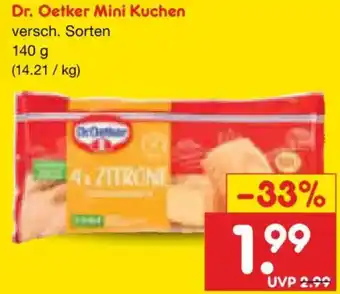 Netto Marken-Discount Dr. Oetker Mini Kuchen Angebot