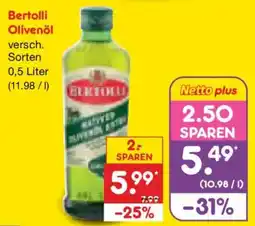 Netto Marken-Discount Bertolli Olivenöl Angebot