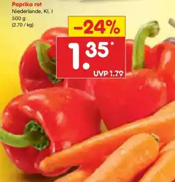 Netto Marken-Discount Paprika rot Angebot