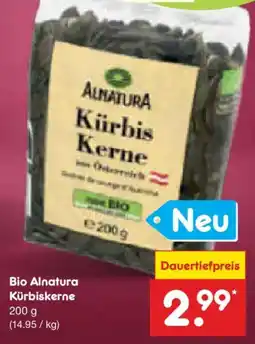 Netto Marken-Discount Bio Alnatura Kürbiskerne Angebot