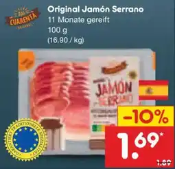Netto Marken-Discount Original Jamón Serrano Angebot