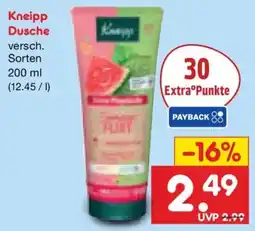Netto Marken-Discount Kneipp Dusche Angebot
