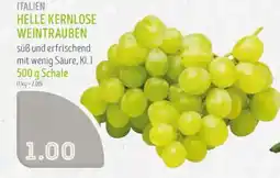Edeka Struve HELLE KERNLOSE WEINTRAUBEN Angebot