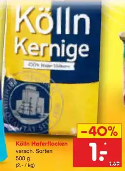 Netto Marken-Discount Kölln Haferflocken Angebot