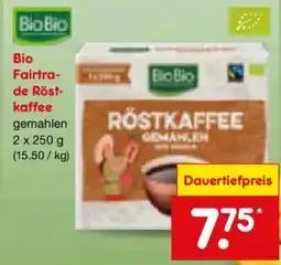 Netto Marken-Discount BioBio Röstkaffee Angebot