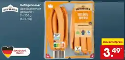 Netto Marken-Discount HOFMAIER Geflügelwiener Angebot