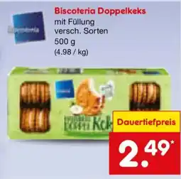 Netto Marken-Discount Biscotaria Doppelkeks Angebot