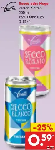 Netto Marken-Discount Vinetti Secco Angebot