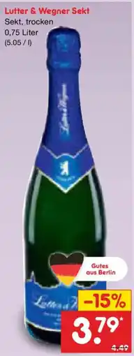 Netto Marken-Discount Lutter & Wegner Sekt Angebot