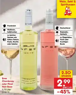 Netto Marken-Discount Bree Chardonnay oder Pinot Noir Rose Angebot
