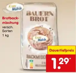Netto Marken-Discount Bauern Brot Brotbackmischung Angebot
