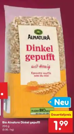 Netto Marken-Discount Bio Alnatura Dinkel gepufft Angebot