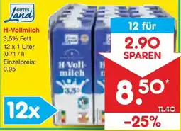 Netto Marken-Discount Gutes Land H-Vollmilch Angebot