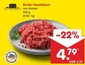 Netto Marken-Discount Rinder-Hackfleisch GUT PONHOLZ Angebot