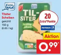 Netto Marken-Discount GUTES Land Tilsiter Scheiben Angebot