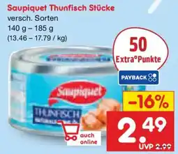Netto Marken-Discount Saupiquet Thunfisch Stücke Angebot