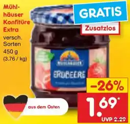 Netto Marken-Discount Mühlhäuser Konfitüre Extra Angebot